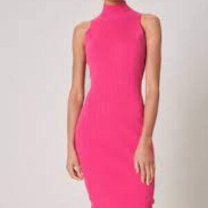 Derek Heart Bodycon Barbie Pink Dress